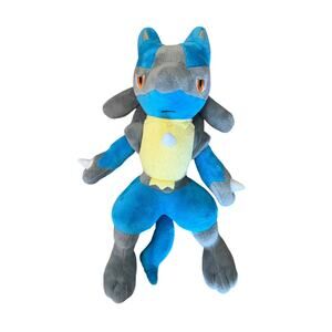 Pokemon Lucario Plush Stuffed Animal Blue Gray 12" Tagless Nintendo Toy
